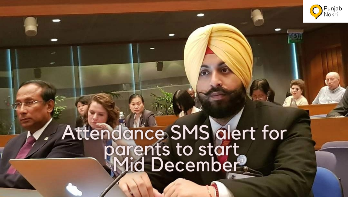 Attendance Notifications to be sent to Parents via Message of 19000+ Govt. School Students