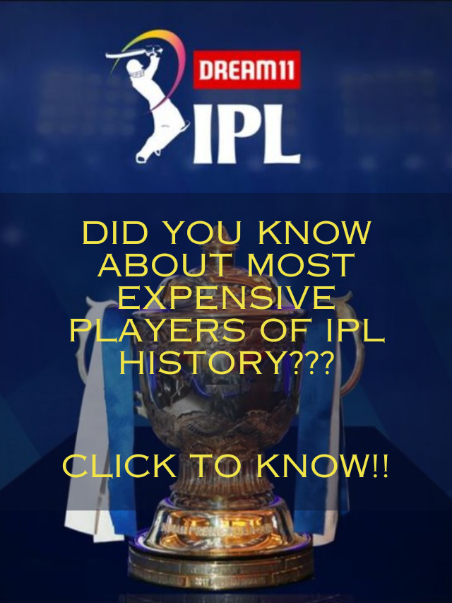 MOST EXPENSIVE PLAYERS IN HISTORY OF IPL