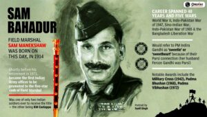 SAM MANEKSHAW ACHIEVEMENTS