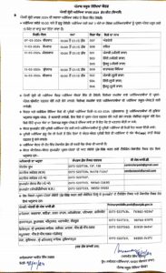 pseb class 5 datesheet 2024