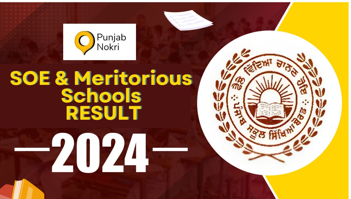 SOE and Meritorious Result Announced Download now