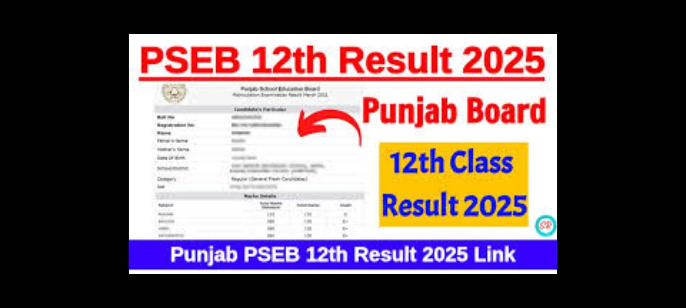 PSEB CLASS 12TH BOARD RESULT 2025 ANNOUNCED -CHECK NOW